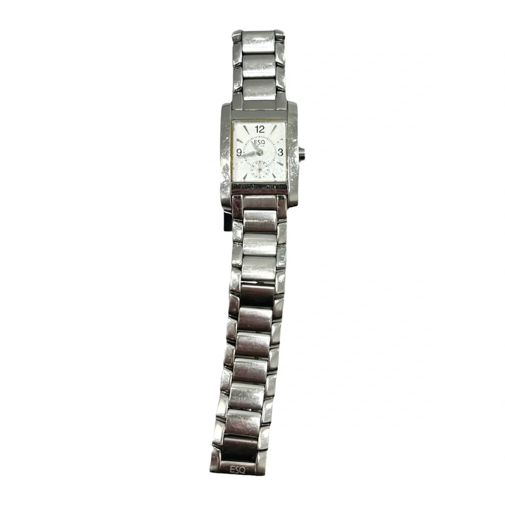 ESQ. ESQUIRE STAINLESS STEEL WATCH